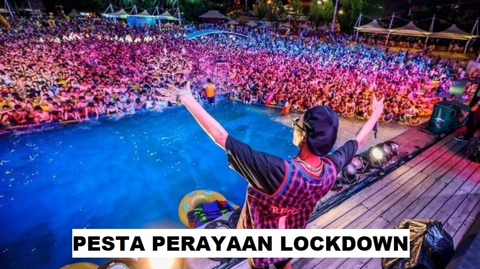 WUHAN MENGADAKAN PESTA PERAYAAN DI KOLAM RENANG